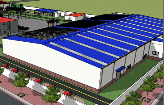 Xưởng kết cấu thép tùy chỉnh 80 * 40 Xây dựng khung thép chế tạo