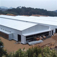 Nhà gà tiền chế kết cấu thép OEM / ODM
