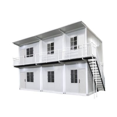 Nhiều tầng Prefab Nhà container có thể gập lại Nhà tiền chế bền