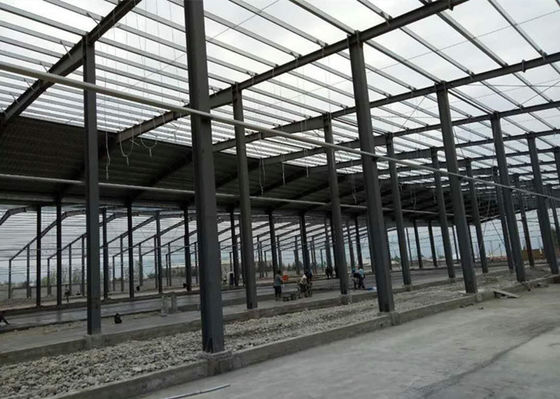 Xưởng kết cấu thép công nghiệp 6000㎡ Tòa nhà nhà máy khung chế tạo