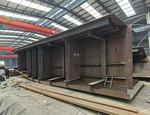 Nền tảng thép công nghiệp Prefab Nền tảng khung thép chế tạo chống cháy