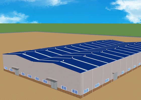 Xưởng Kết Cấu Thép Tiền Chế Q235B Nhà Thép Công Nghiệp