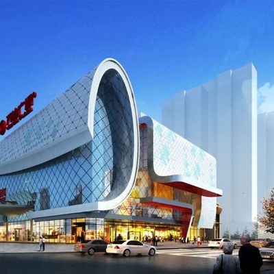 Tòa nhà kết cấu thép nhiều tầng Prefab Chống cháy ISO9001