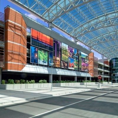OEM / ODM Long Span Steel Structure Shopping Mall Siêu thị