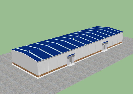 90m*27m Cấu trúc thép tiền chế Xưởng xây dựng khung xây dựng