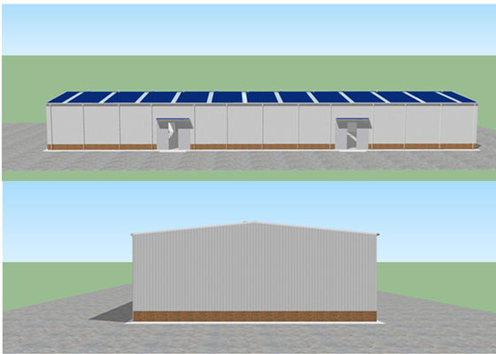 90m*27m Cấu trúc thép tiền chế Xưởng xây dựng khung xây dựng