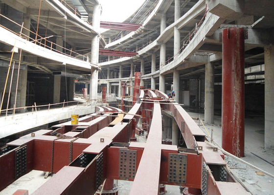 Kết cấu thép chống cháy Tòa nhà khung thép thương mại Trung tâm mua sắm ISO9001