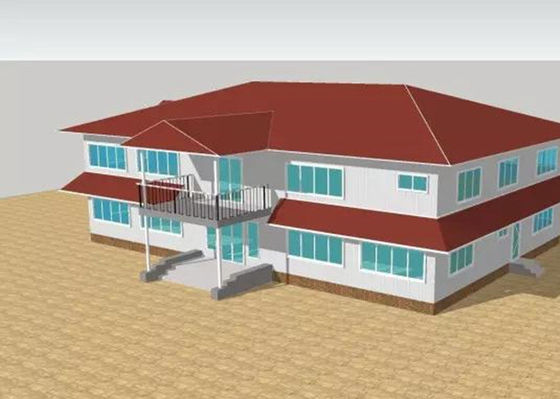 Tòa nhà khung thép thương mại OEM / ODM GB Xây dựng thép tiền chế