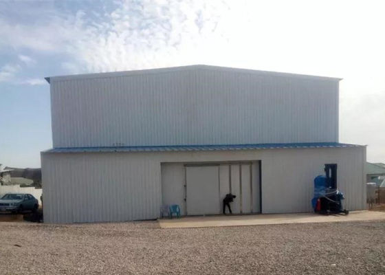 Khung cổng thép Prefab Xây dựng nhà nhịp lớn bền CE