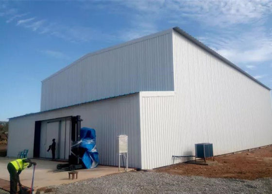 Khung cổng thép Prefab Xây dựng nhà nhịp lớn bền CE