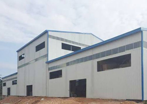 Xây dựng nhà xưởng thép tiền chế 54m * 20m Nhà khung thép tiền chế GB