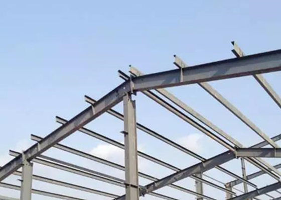 Xây dựng nhà xưởng thép tiền chế 54m * 20m Nhà khung thép tiền chế GB