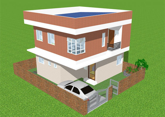 Kết cấu thép nhẹ ODM Nhà biệt thự thép nhẹ tiền chế chống gió