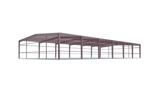 Kho kết cấu thép công nghiệp Prefab Chống gió chống gỉ