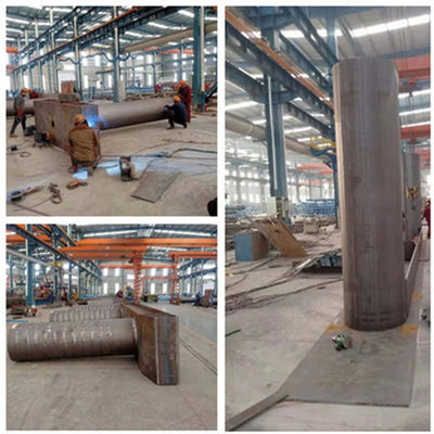 Cầu kết cấu thép mạ kẽm Cầu giàn thép chống gió cho người đi bộ