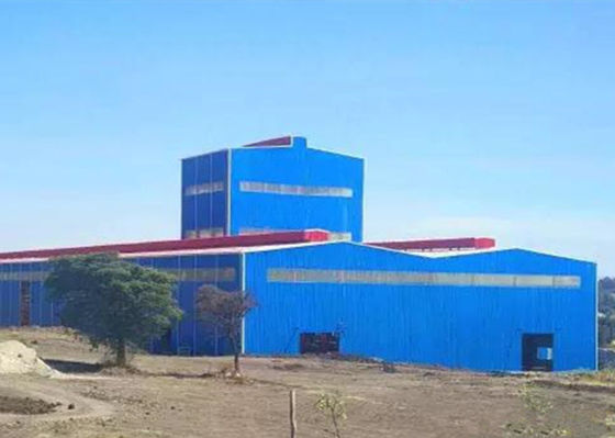 Xưởng chế tạo khung kết cấu thép Tòa nhà công nghiệp chống cháy