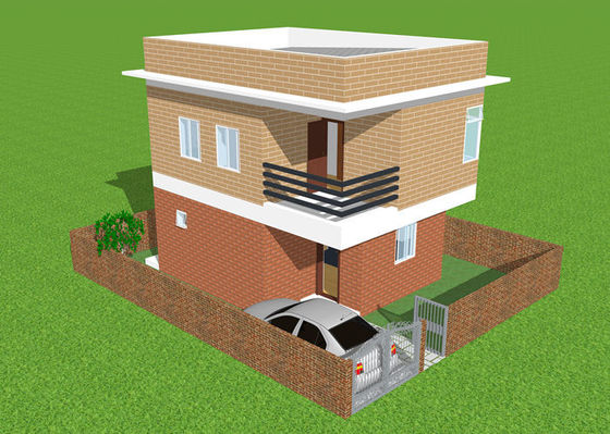 Nhà kết cấu thép nhẹ đúc sẵn Biệt thự thép nhẹ mạ kẽm