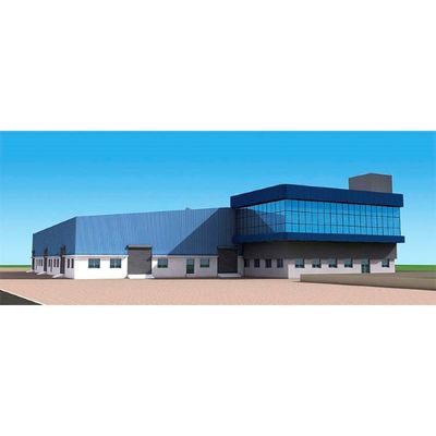 Nhà kho kết cấu thép Prefab Xây dựng khung kim loại