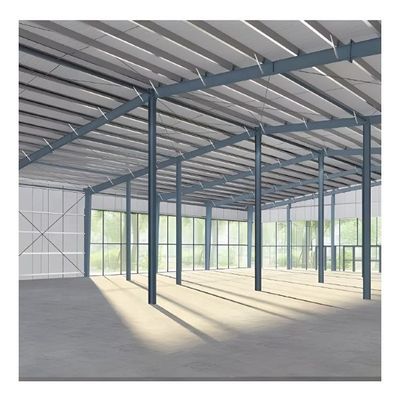 Q235 Khung không gian Kết cấu thép Kho kết cấu kim loại Prefab chống cháy