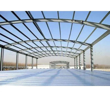 Nhà kho lưu trữ kết cấu thép nhẹ tiền chế OEM Trang trí