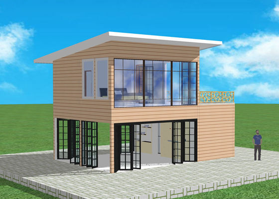Kết cấu thép nhẹ Prefab Căn hộ song lập biệt thự thép nhẹ Q235