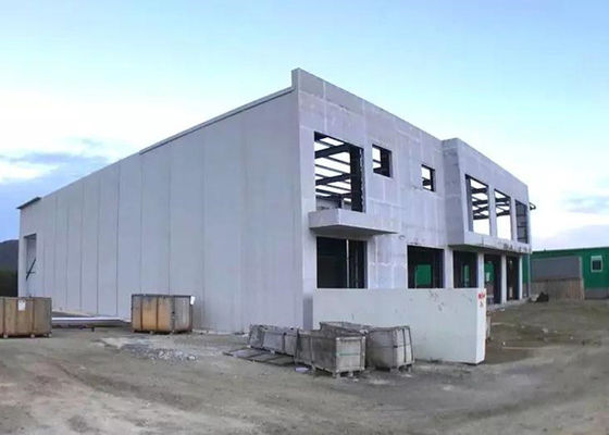 Tòa nhà khung thép thương mại GB Phòng triển lãm kết cấu thép mạ kẽm