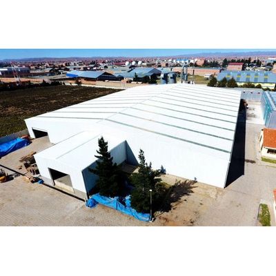 Xưởng kết cấu thép tiền chế Tòa nhà khung công nghiệp chống cháy