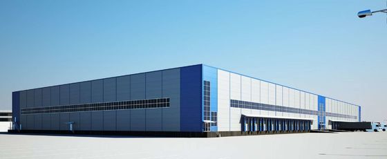 Nhà kho kết cấu thép nhẹ Prefab Tùy chỉnh