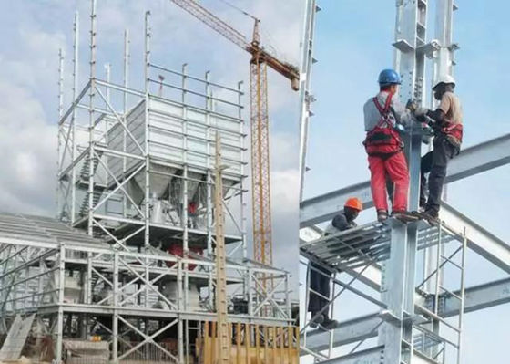 Xưởng kết cấu thép mạ kẽm Khung thép Prefab GB công nghiệp