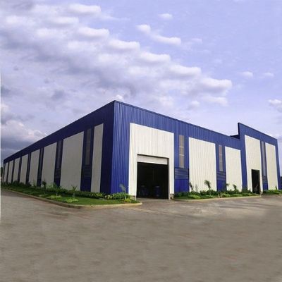 Tòa nhà xưởng kết cấu thép nhịp lớn hiện đại Có thể tùy chỉnh nhẹ