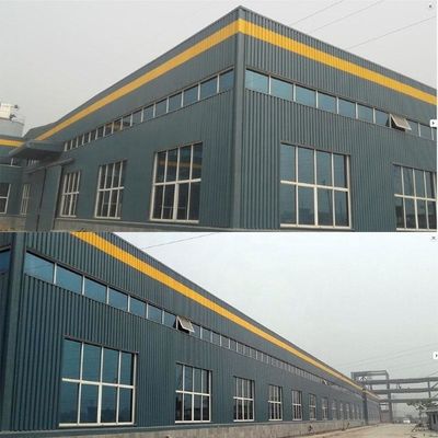 Tòa nhà xưởng kết cấu thép nhịp lớn hiện đại Có thể tùy chỉnh nhẹ