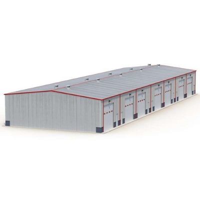 Xưởng kết cấu thép công nghiệp Xây dựng Prefab Đa chức năng