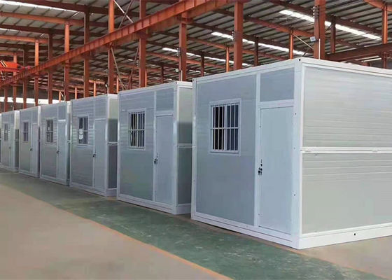 Nhà container có thể gập lại mạ kẽm Nhà mô-đun thép tiền chế