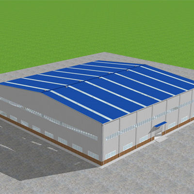 Nhà xưởng gia công kết cấu thép công nghiệp tiền chế 50m * 50m