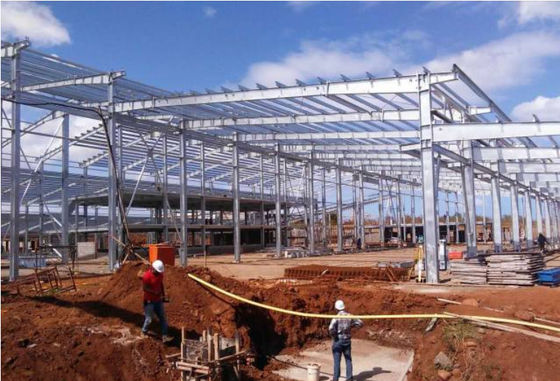 Kho kết cấu thép cổng mạ kẽm với kích thước tùy chỉnh