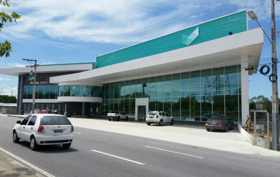 Khung Prefab Xây dựng thương mại Trang trí kết cấu thép Phòng trưng bày ô tô GB