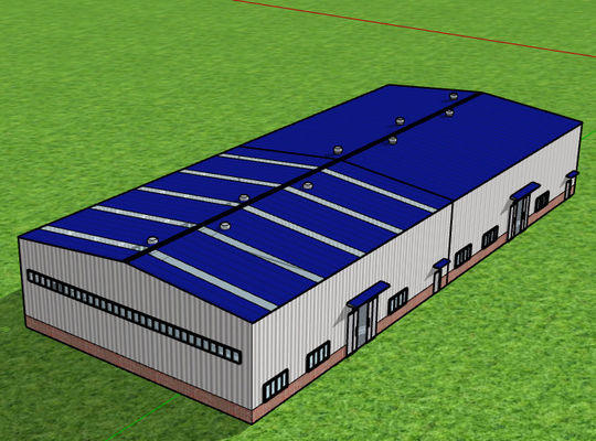 Tòa nhà công nghiệp chế tạo kho thép khung cổng 70 * 50