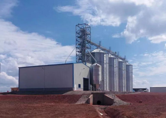 Nhà xưởng khung thép nhẹ đúc sẵn Nhà máy chế biến ngô thép