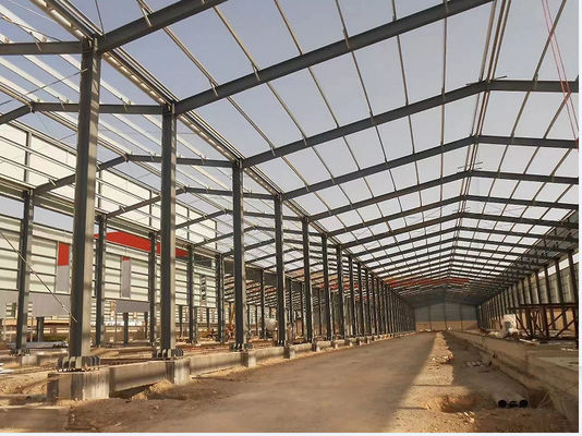 Nhà xưởng khung thép Xây dựng khung thép nhiều nhịp