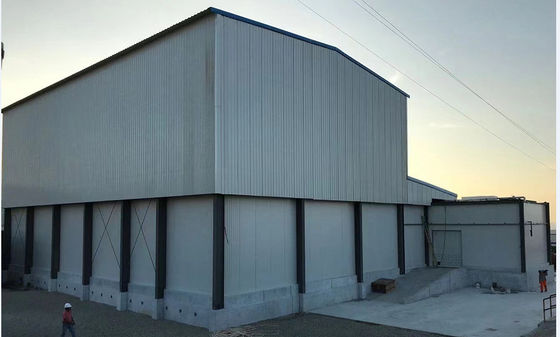 Nhà xưởng khung thép siêu nhẹ tiền chế Nhà máy gia công kết cấu thép