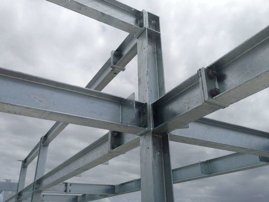 Q355 Xây dựng nhà xưởng thép hàn phần H với xà gồ phần C / Z