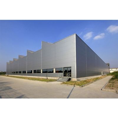 Nhà kho kết cấu thép có cửa cuốn/Cửa xoay/cửa trượt và mái dốc/mái bằng