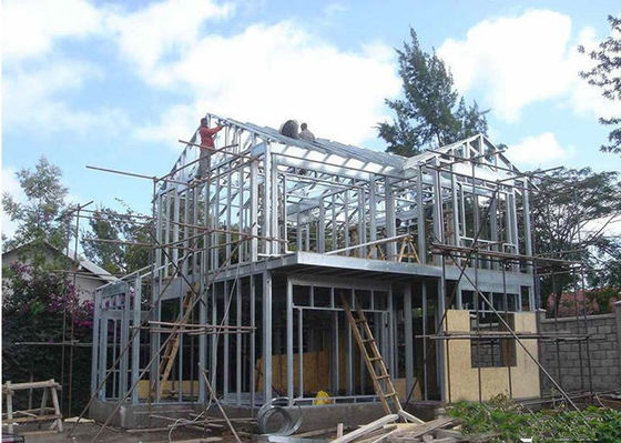 Nhà kết cấu thép nhẹ đúc sẵn Biệt thự thép nhẹ mạ kẽm