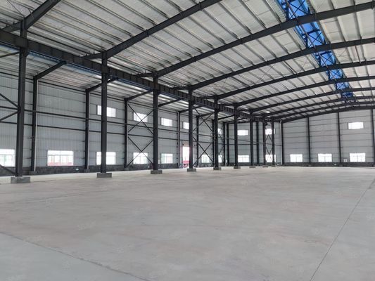 Xưởng kết cấu thép xà gồ phần C/Z với cầu trục tùy chọn