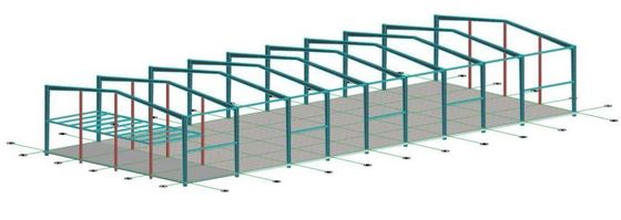 Nhà kho kết cấu thép chắc chắn với khả năng chống cháy