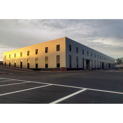 Khung cổng công nghiệp Xưởng kết cấu thép Tòa nhà kim loại Prefab
