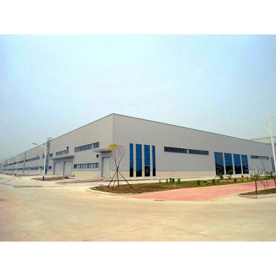 Khung cổng công nghiệp Xưởng kết cấu thép Tòa nhà kim loại Prefab