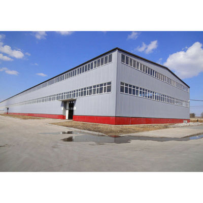 Khung cổng công nghiệp Xưởng kết cấu thép Tòa nhà kim loại Prefab
