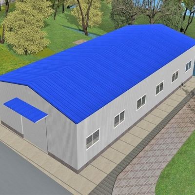 Xây dựng nhà xưởng kết cấu thép tiền chế dầm H hàn nhịp lớn