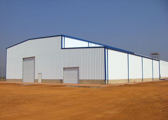 Nhà kho kết cấu thép Q235 / Q355 Nhà khung thép tiền chế